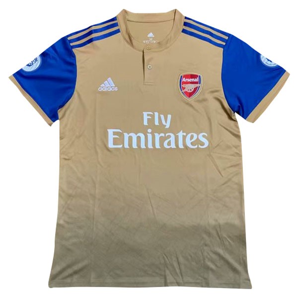 Camiseta Entrenamiento Arsenal 2019-20 Amarillo Azul Marino
